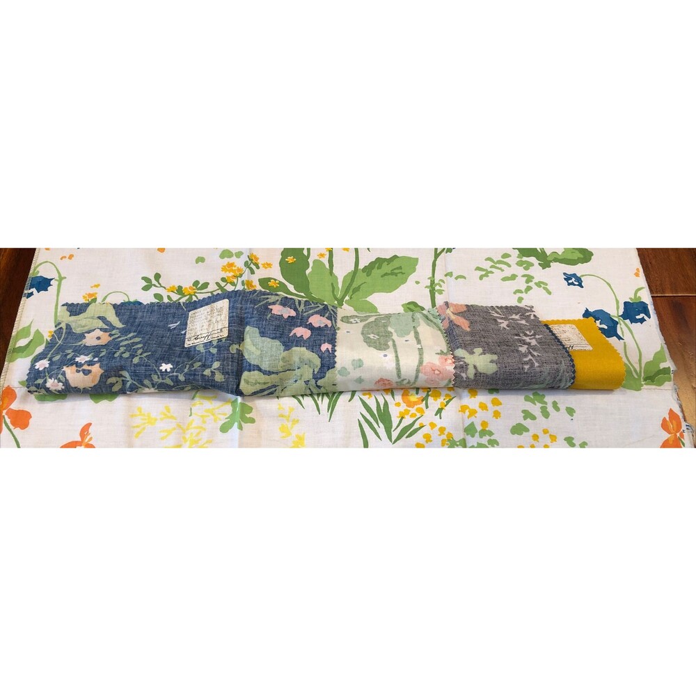 Vintage Fabric Swatch Greeff Woodland & Floral England - Picture 4 of 11